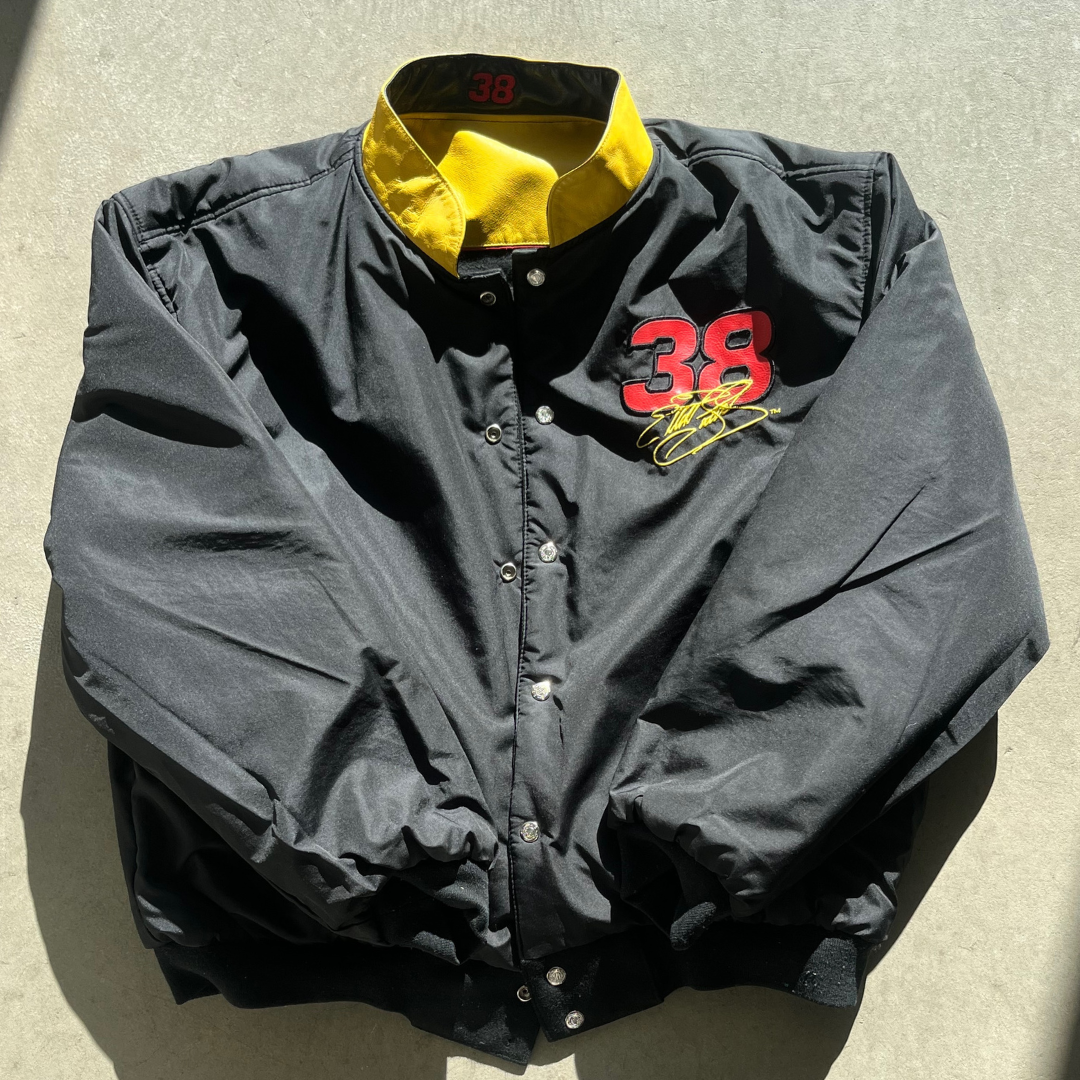 M&M LEATHER NASCAR JACKET