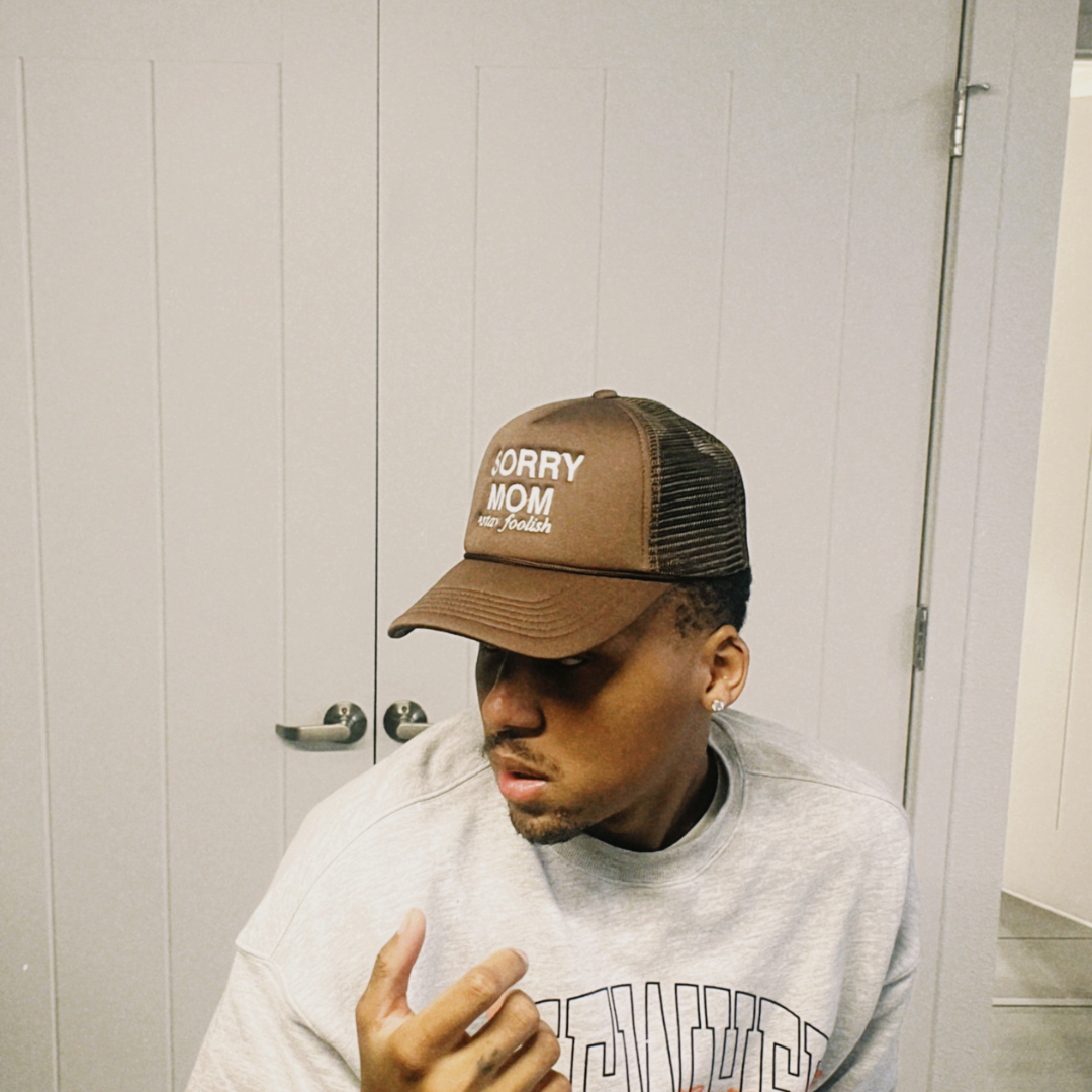 SORRY MOM TRUCKER HAT