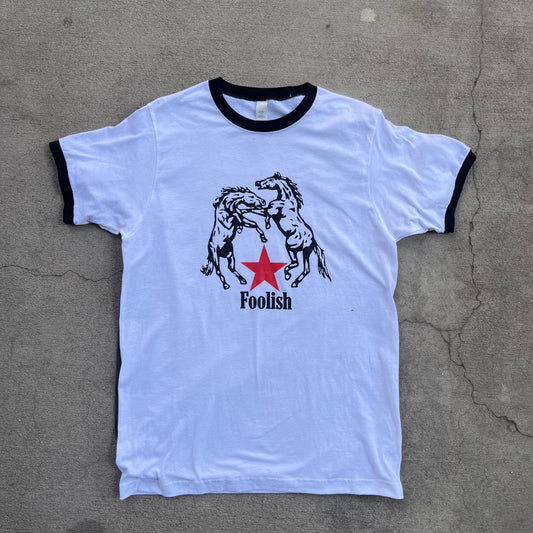 "HOLD YOUR HORSES" RINGER TEE