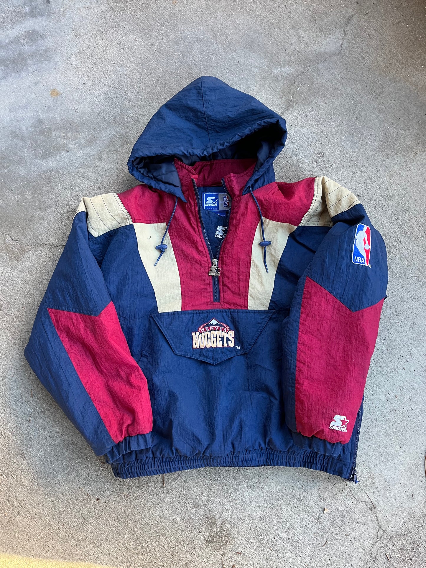Denver Nuggets Starter pullover jacket