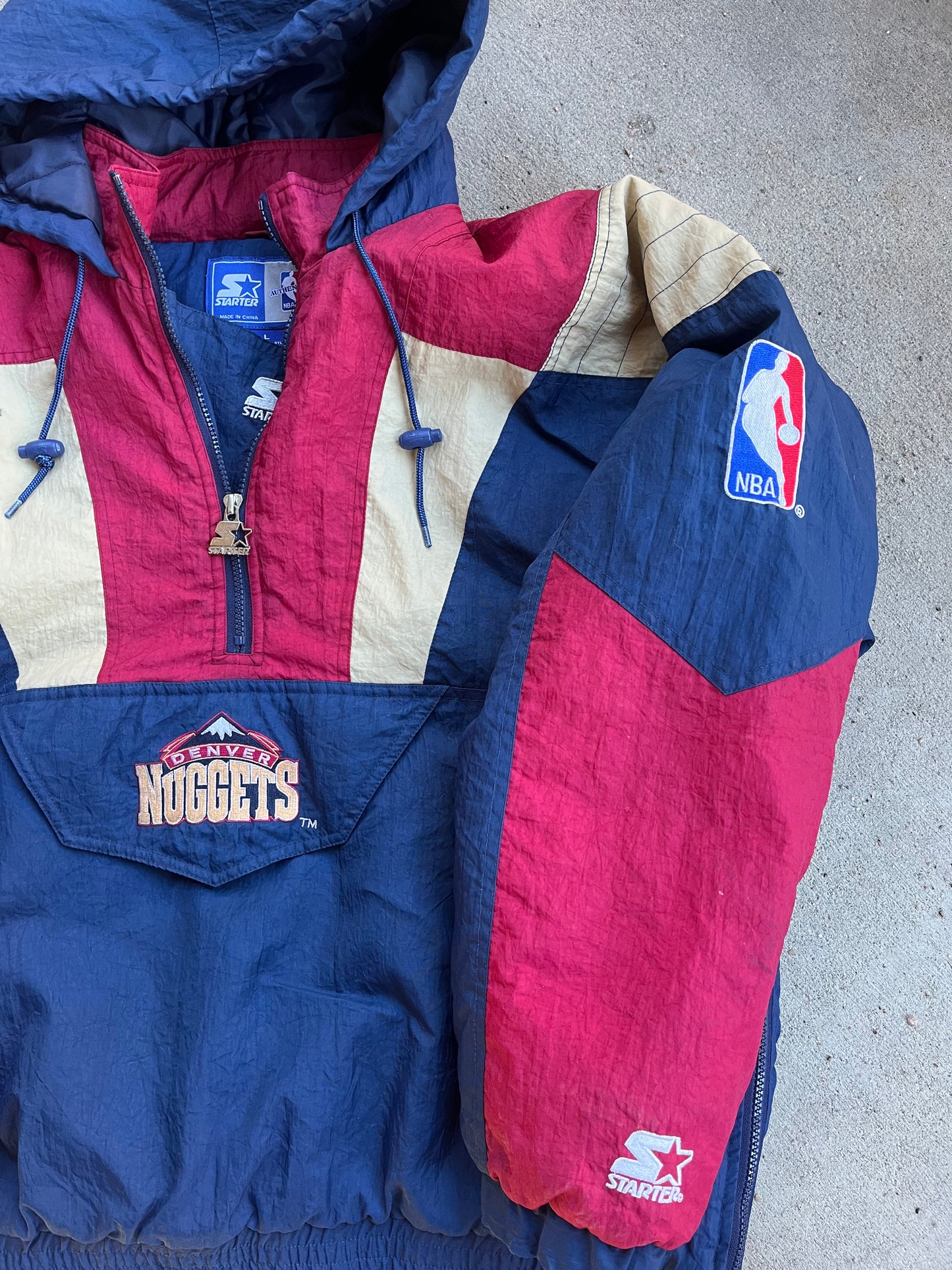 Denver Nuggets Starter pullover jacket