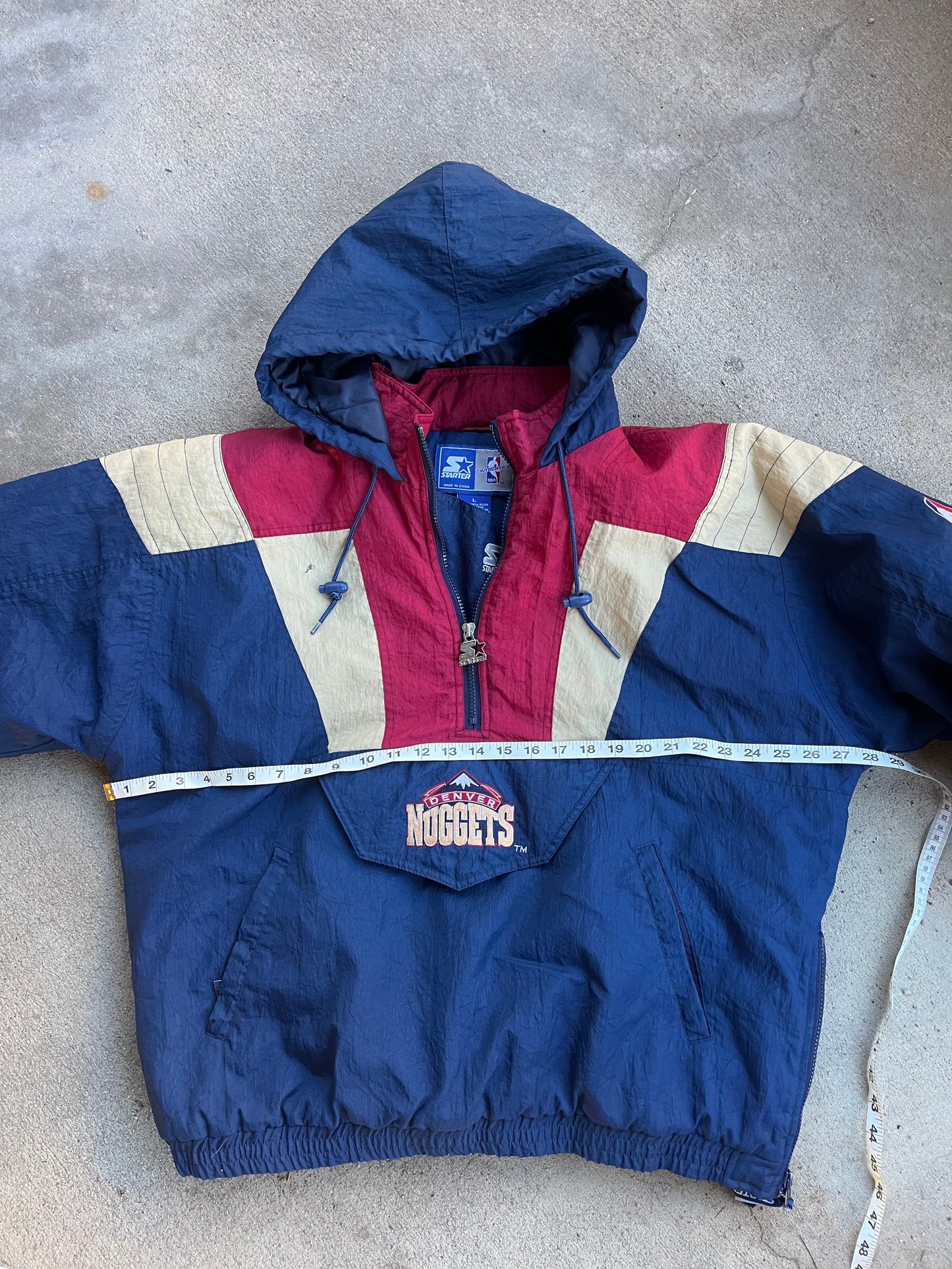 Denver Nuggets Starter pullover jacket