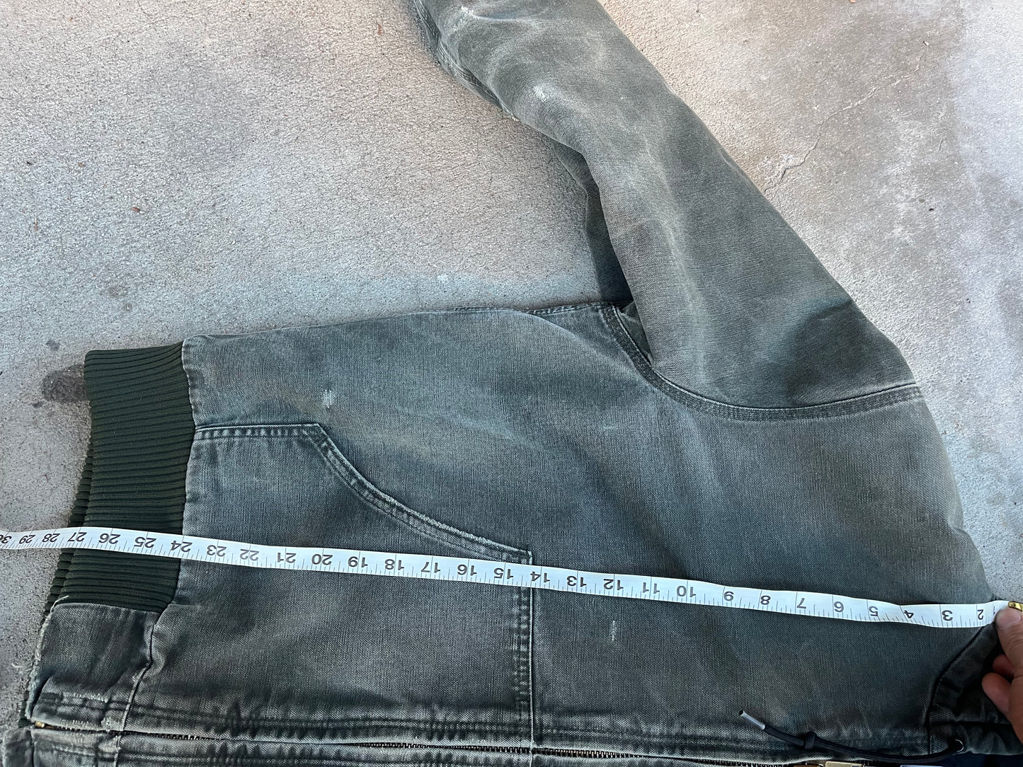 Green Carhartt Hooded Jacket